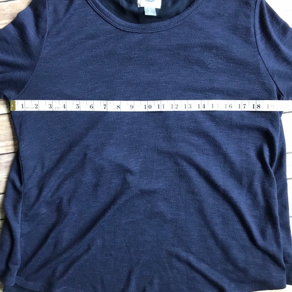 Old Navy Long Sleeve Navy Top - Picture 2 of 8